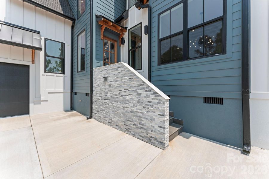 custom stone and modern finishes