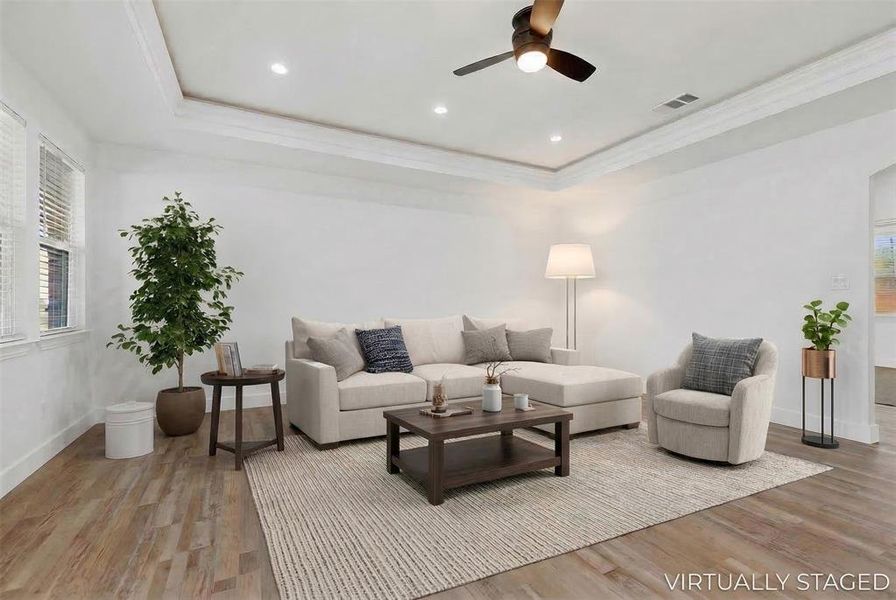 Furnished interior view inside a new home in , Terrell (Image 5). Furnished interior view inside a new home in , Terrell (Image 5).