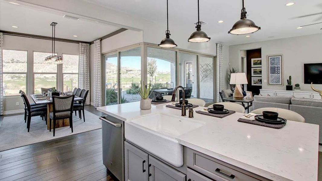 Representative furnished interior of a home built from the Appaloosa by Taylor Morrison in Victory at Verrado Venture II Collection 55+, Buckeye (Image 14).