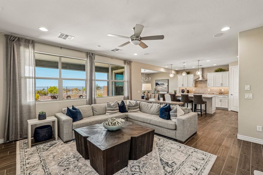 Furnished interior view inside a new home in Estrella, Goodyear (Image 4).