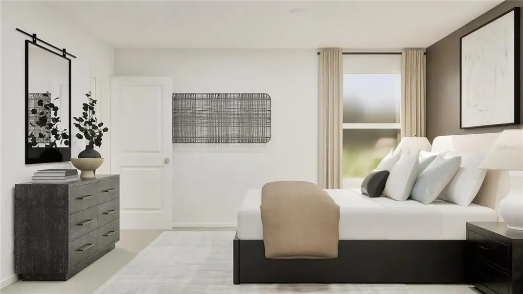 Furnished interior view inside a new home in Ranches at Lake McLeod, Eagle Lake (Image 21).