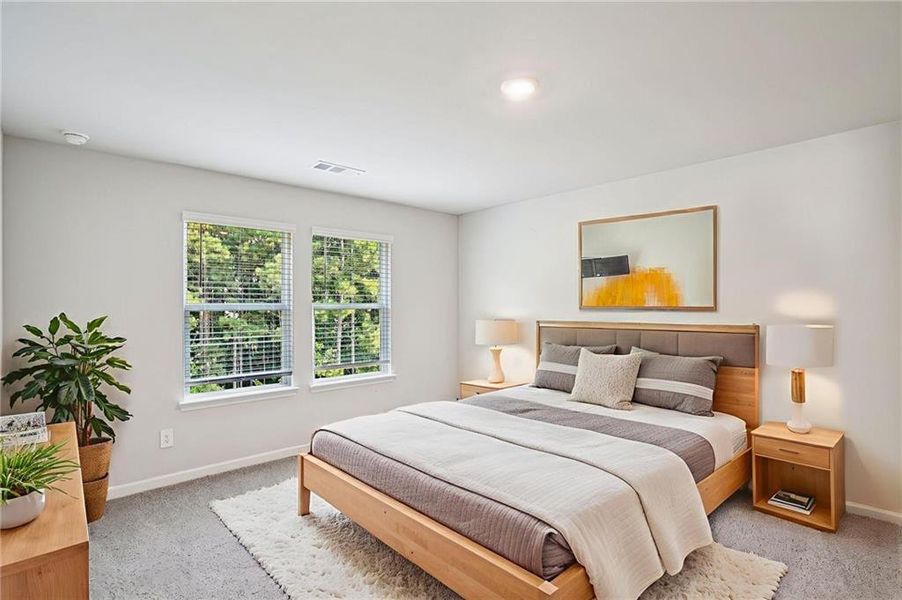Furnished interior view inside a new home in Ivey Township, Dallas (Image 6). Furnished interior view inside a new home in Ivey Township, Dallas (Image 6).