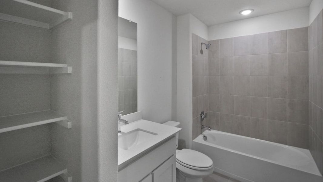 Furnished interior view inside a new home in The Landing at Hidden Lakes, McKinney (Image 8).