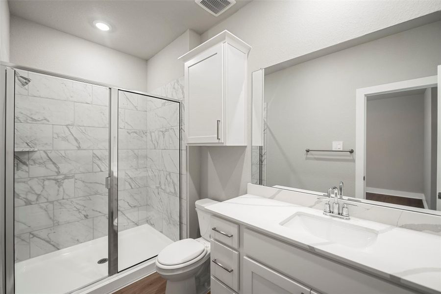 Furnished interior view inside a new home in , Cypress (Image 6).