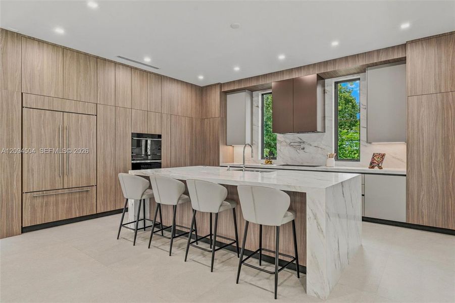 Furnished interior view inside a new home in , South Miami (Image 8).