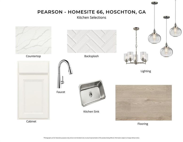 Sample of building materials used in homes in Hidden Fields, Hoschton (Image 3).