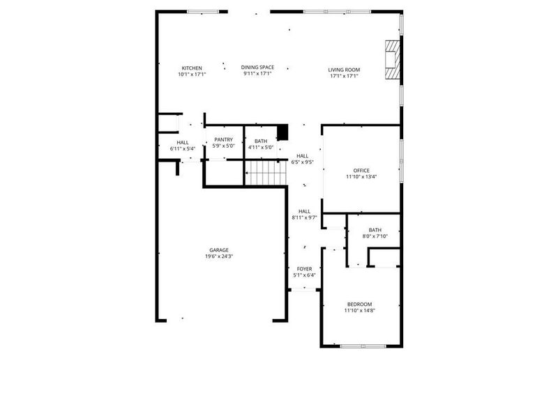 2D floor plan layout of this home in , Braselton, GA (Image 3).
