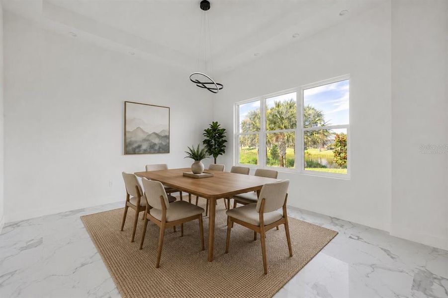 Furnished interior view inside a new home in , Palm Coast (Image 33).