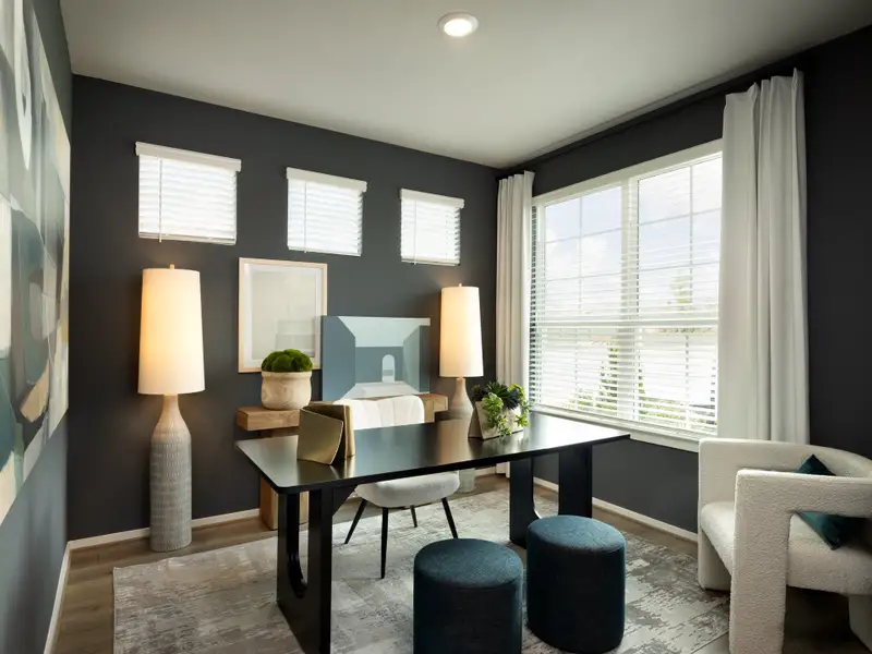 Furnished interior view inside a new home in Riviera Pines - Classic Series, Huffman (Image 4).