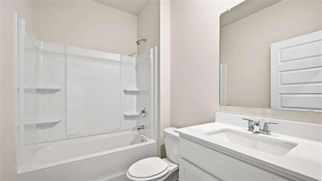 Furnished interior view inside a new home in Brooks Station, Dacula (Image 10).
