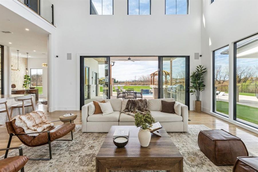 Furnished interior view inside a new home in , Bartonville (Image 34).