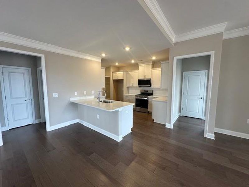 Furnished interior view inside a new home in , Cumming (Image 6).