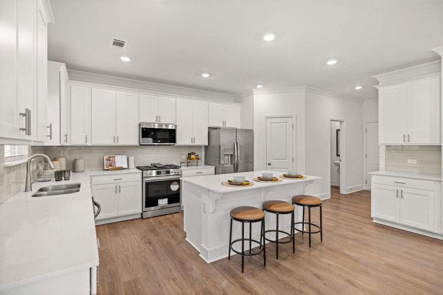 Furnished interior view inside a new home in Willow Creek, Watkinsville (Image 6).