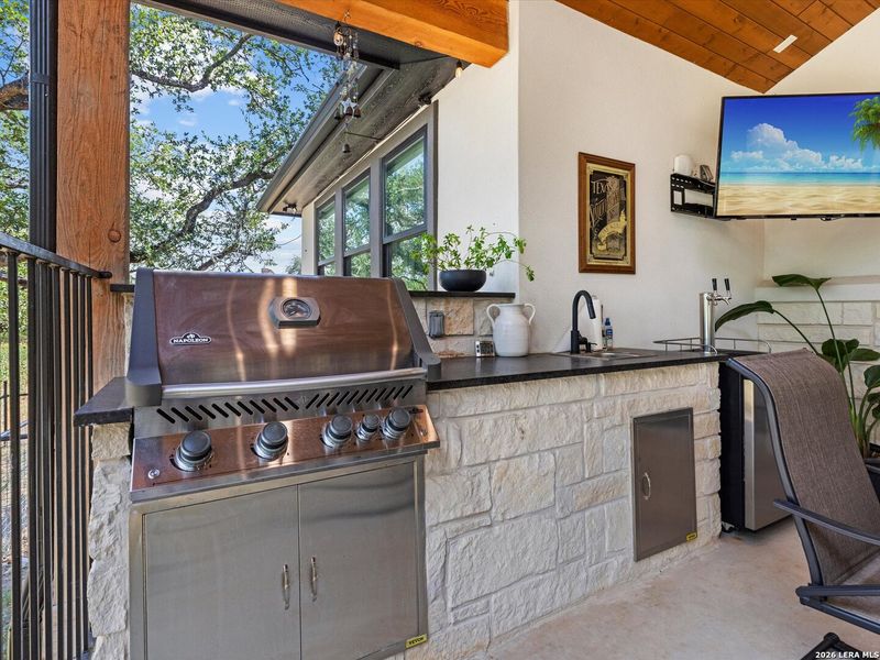 Exterior details and patio area of a home in , New Braunfels (Image 4). Exterior details and patio area of a home in , New Braunfels (Image 4).