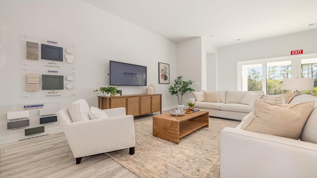 Furnished interior view inside a new home in Pine Hills at Cane Bay, Summerville (Image 12).
