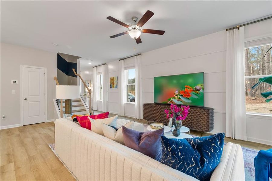 Furnished interior view inside a new home in Bowers Farm, McDonough (Image 30).