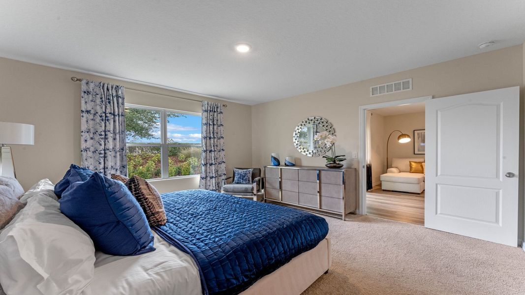 Furnished interior view inside a new home in Harmony West, St. Cloud (Image 19).