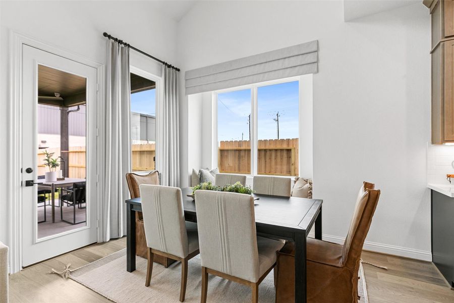 Furnished interior view inside a new home in Beamer Villas, Friendswood (Image 27).