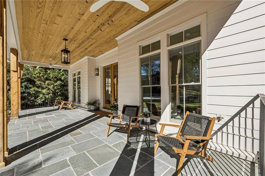 Exterior details and patio area of a home in , Atlanta (Image 33). Exterior details and patio area of a home in , Atlanta (Image 33).