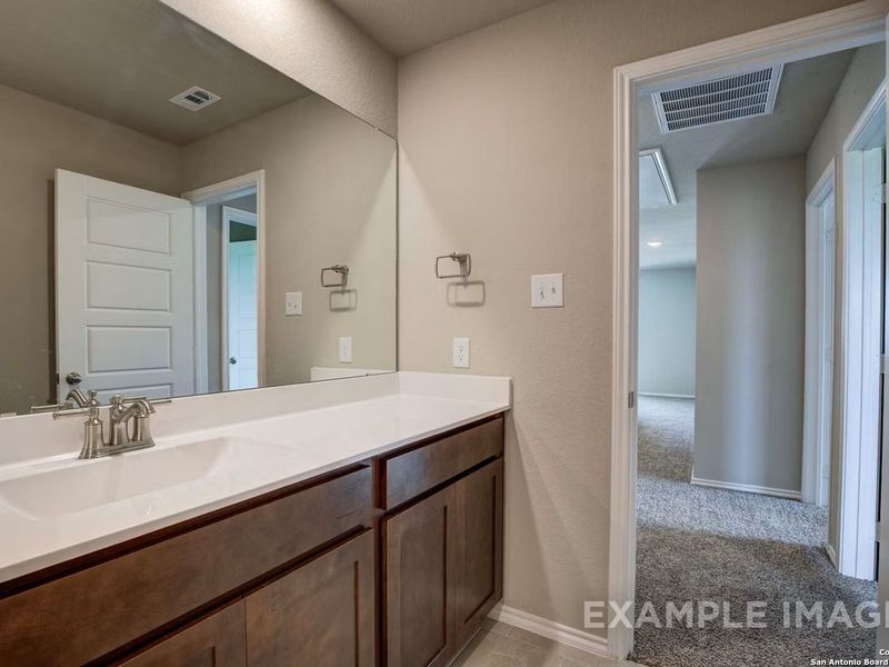 Furnished interior view inside a new home in Comanche Ridge, San Antonio (Image 10).