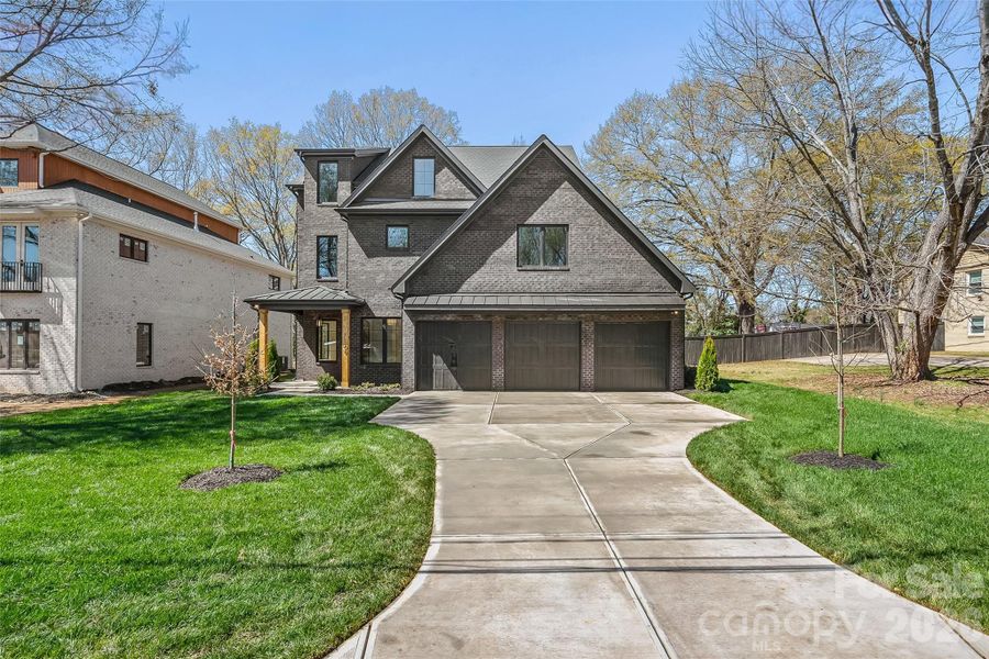 Front exterior of a new home in , Charlotte, NC, highlighting curb appeal (Image 2). Front exterior of a new home in , Charlotte, NC, highlighting curb appeal (Image 2).