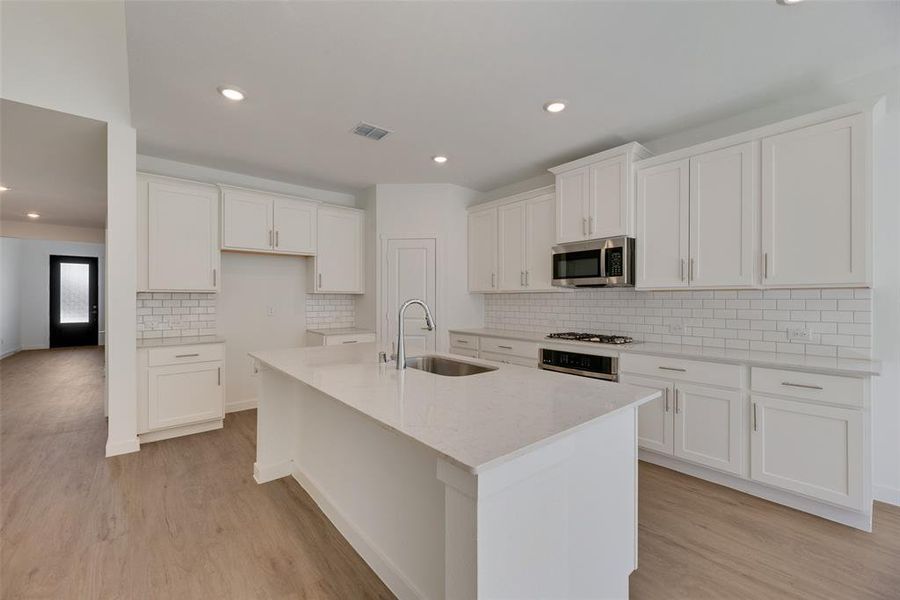 Furnished interior view inside a new home in Legacy Hills: Brookstone 60's, Celina (Image 5).
