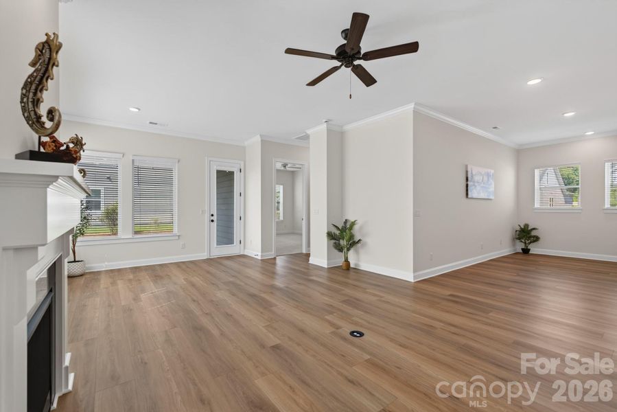 Family Room to Dining Area Family Room to Dining Area