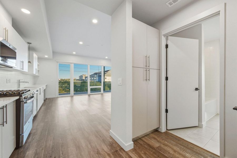 Furnished interior view inside a new home in , Austin (Image 3). Furnished interior view inside a new home in , Austin (Image 3).