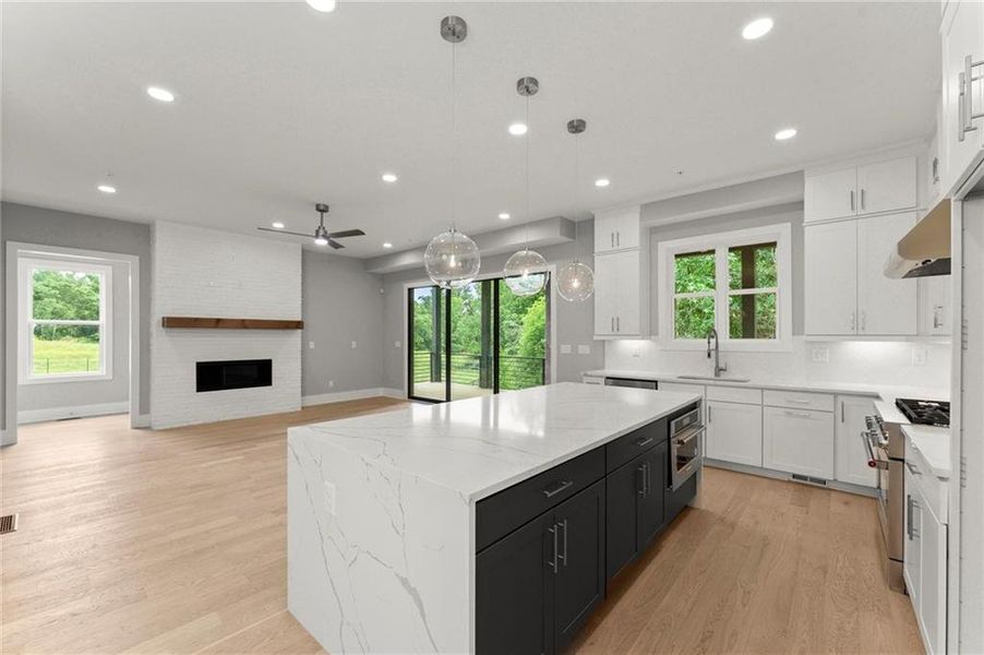 Furnished interior view inside a new home in West Town, Atlanta (Image 17).