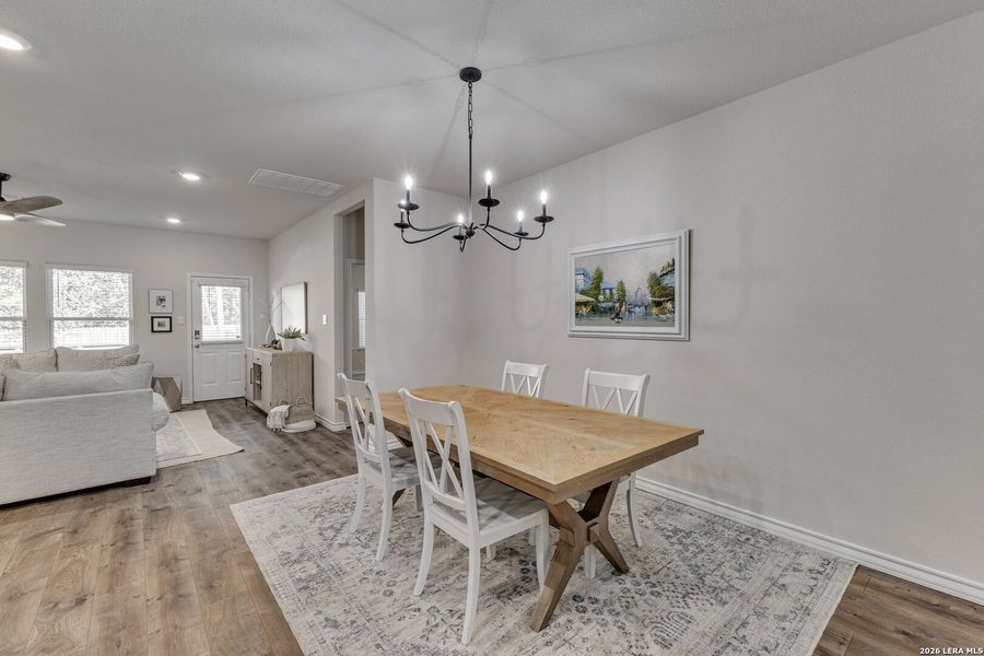 Furnished interior view inside a new home in Brookstone Creek, San Antonio (Image 17).