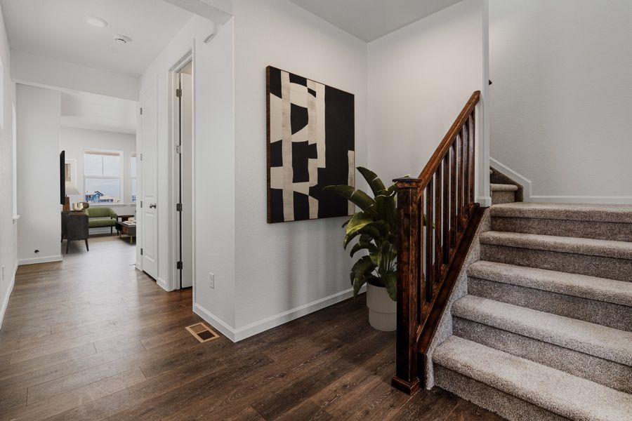 Furnished interior view inside a new home in Sterling Ranch Ascent Village, Littleton (Image 6).