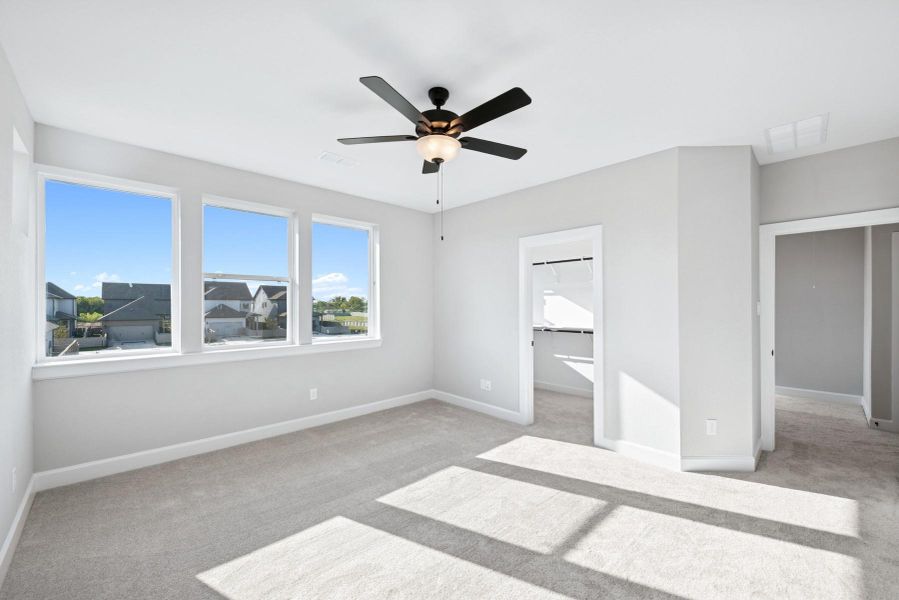 Spacious, unfurnished interior of a new home in Pomona 40' Homesites, Manvel (Image 14). Spacious, unfurnished interior of a new home in Pomona 40' Homesites, Manvel (Image 14).