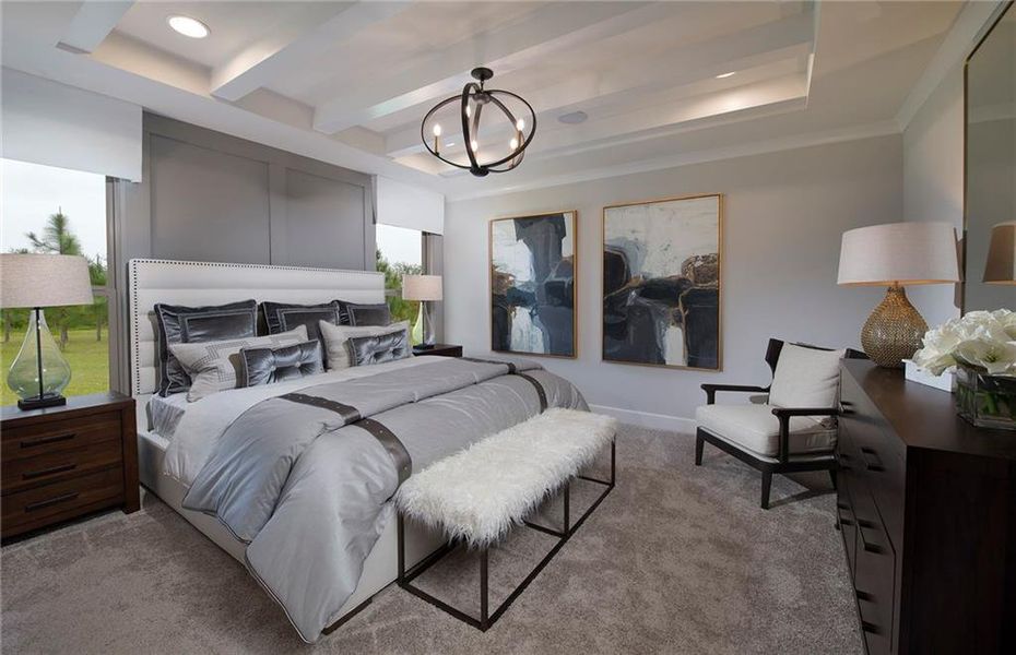 Furnished interior view inside a new home in Del Webb Chateau Elan, Hoschton (Image 5).