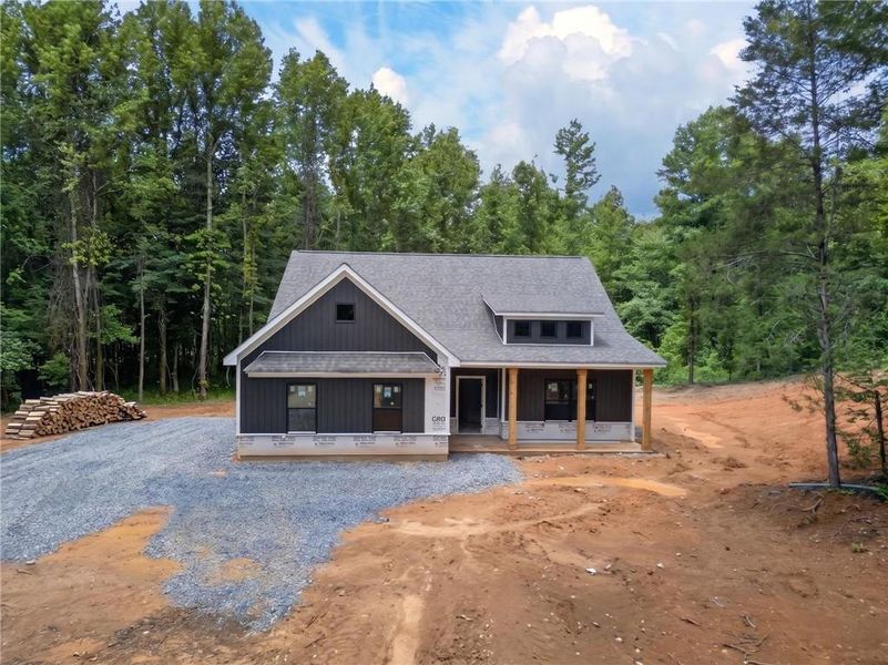 In-progress construction of a new home in , Silver Creek, GA (Image 33). In-progress construction of a new home in , Silver Creek, GA (Image 33).