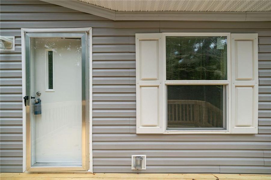 Exterior details and patio area of a home in , Ellijay (Image 15). Exterior details and patio area of a home in , Ellijay (Image 15).