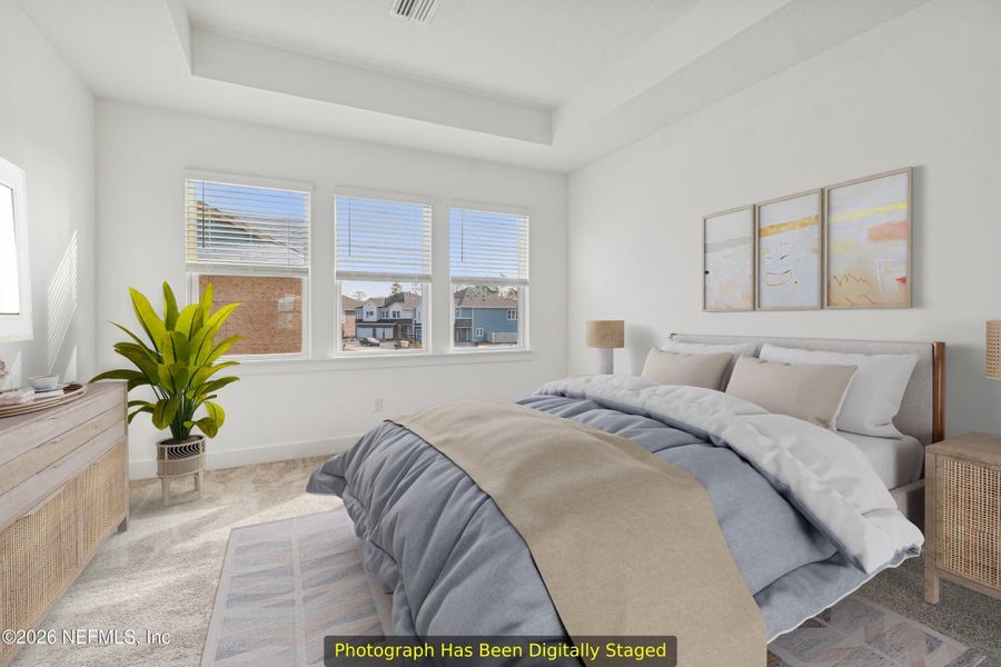 Furnished interior view inside a new home in Kettering at eTown - Traditional Collection, Jacksonville (Image 12).