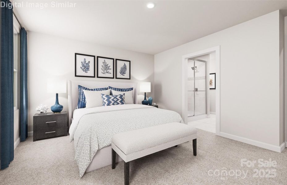 Furnished interior view inside a new home in Overture Pointe Ranches, Hickory (Image 7).