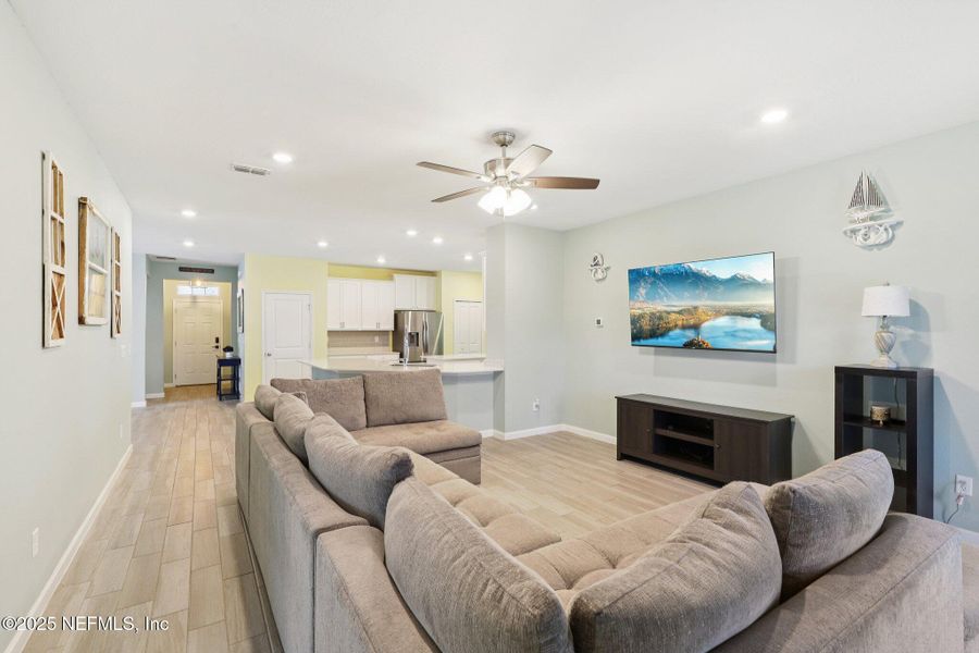 Furnished interior view inside a new home in Longleaf: Longleaf 60s, Jacksonville (Image 37).