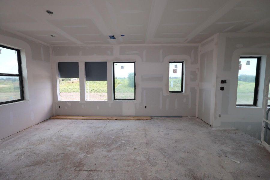 In-progress construction of a new home in Sienna - Landmark Row Collection, Missouri City, TX (Image 6).