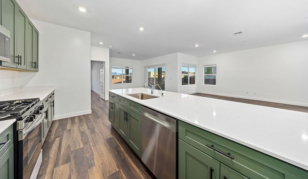 Furnished interior view inside a new home in Solterra, Green Valley (Image 14).