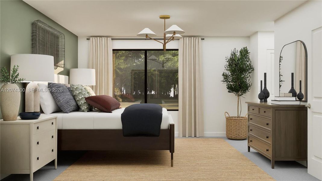 Furnished interior view inside a new home in Solterra, Sunrise (Image 14).