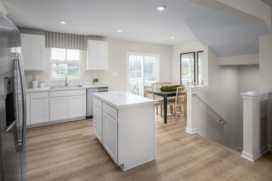 Furnished interior view inside a new home in Fall Crest, Antioch (Image 7).