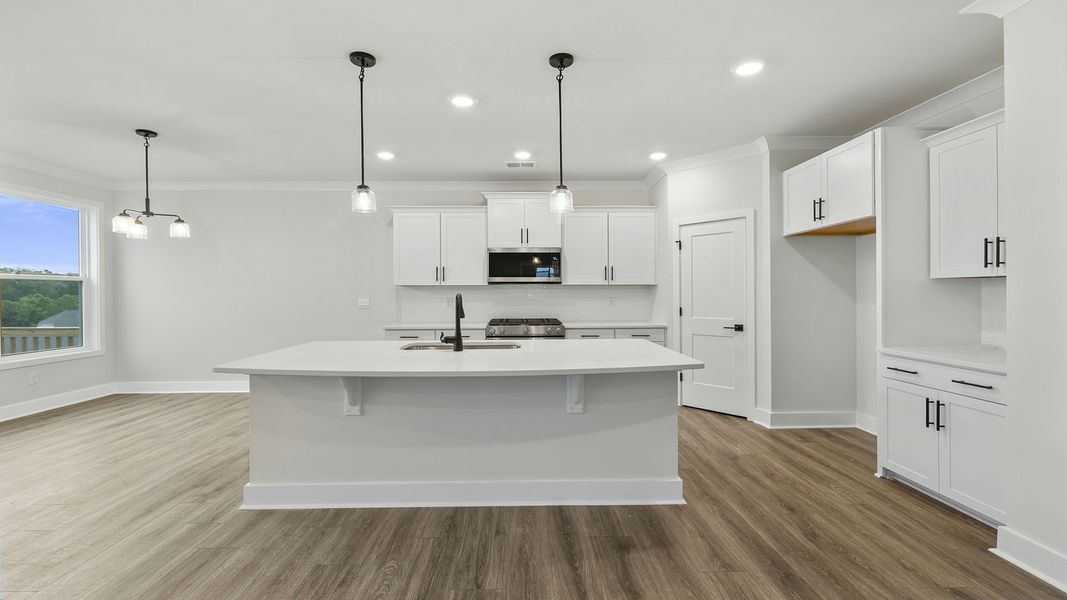 Furnished interior view inside a new home in Whitehawk Meadows, Travelers Rest (Image 8). Furnished interior view inside a new home in Whitehawk Meadows, Travelers Rest (Image 8).