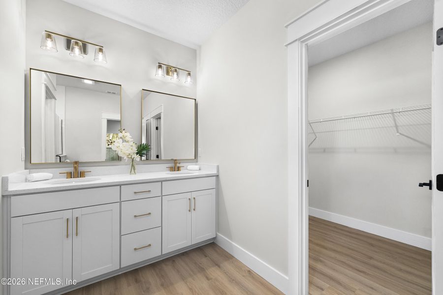 Furnished interior view inside a new home in , Jacksonville (Image 12).