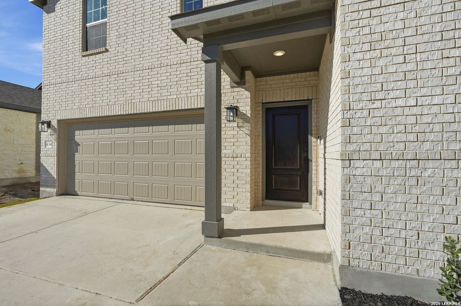 Exterior details and patio area of a home in Dove Song, Marion (Image 24).