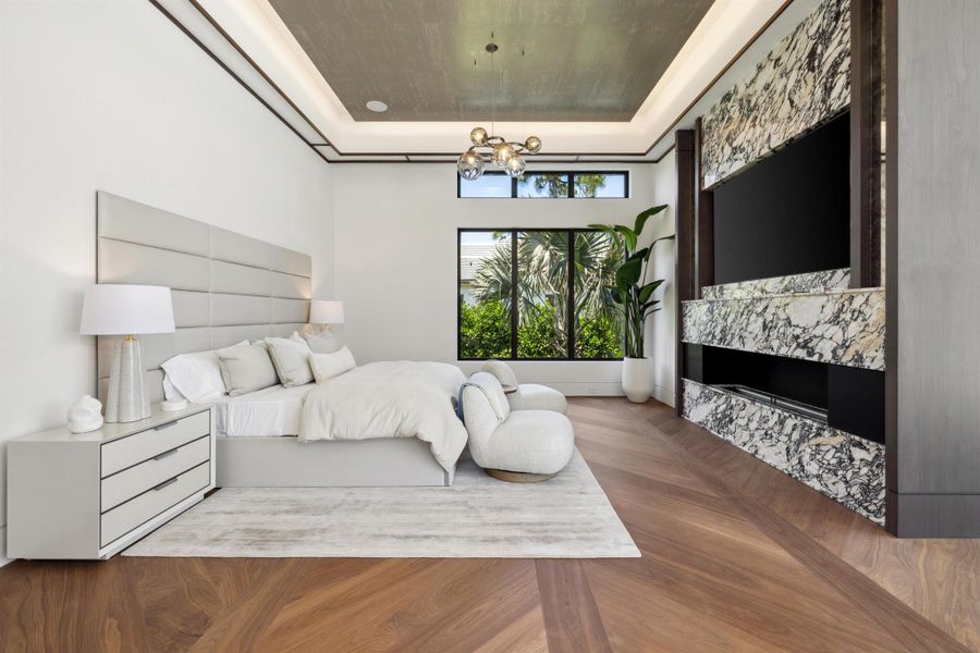 Furnished interior view inside a new home in , Jupiter (Image 67).