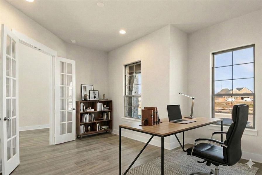 Furnished interior view inside a new home in Callan Village, Lorena (Image 8).