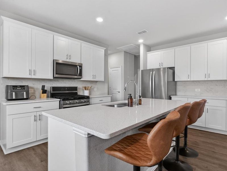Furnished interior view inside a new home in Eastridge - Spring Series, McKinney (Image 5).