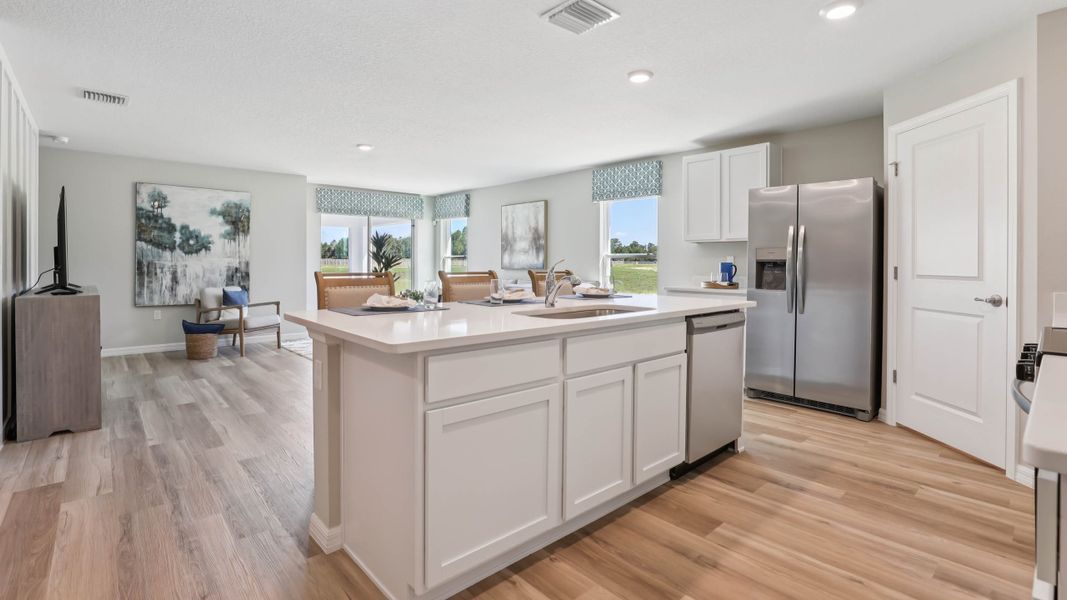 Furnished interior view inside a new home in McGinley Landing, Ocala (Image 6). Furnished interior view inside a new home in McGinley Landing, Ocala (Image 6).