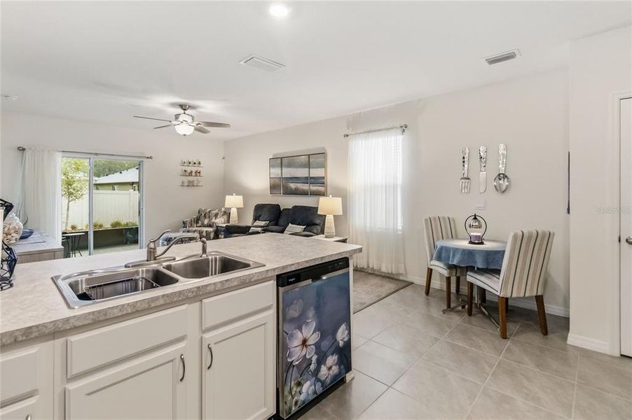 Furnished interior view inside a new home in Harmony West, St. Cloud (Image 13).
